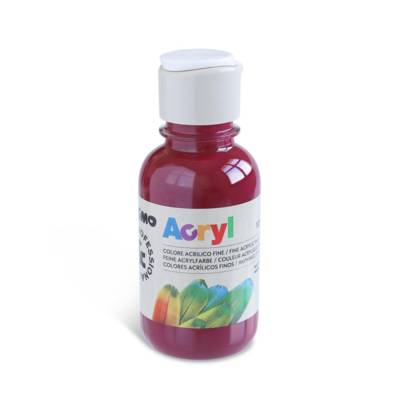 Flacon 125ml Peinture Acrylique Fine Bouchon Flux Control bordeaux 320 - PRIMO