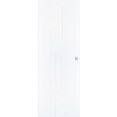 Porte seule alvéolaire CHEVRON 204 x 73 cm - Gedimat