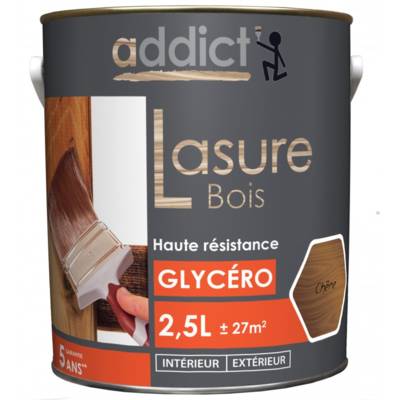 Lasure bois glycéro ADDICT incolore - Gedimat - RECA
