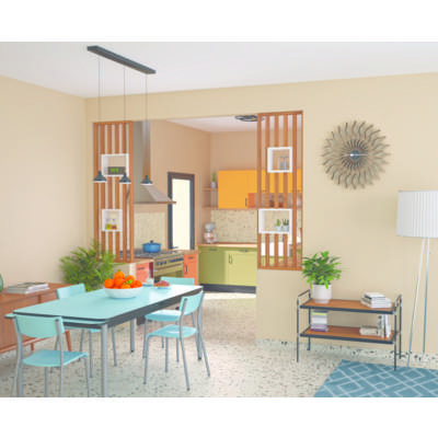 Piano de cuisson CONCERTO gaz inox - 90 x 60 cm - Gedimat