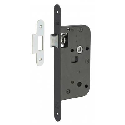 Serrure à encastrer axe 40 mm bec de cane v/br bronze - Gedimat - THIRARD