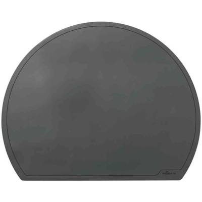 Sous-main semi-circulaire, 650 x 520 mm, noir - DURABLE