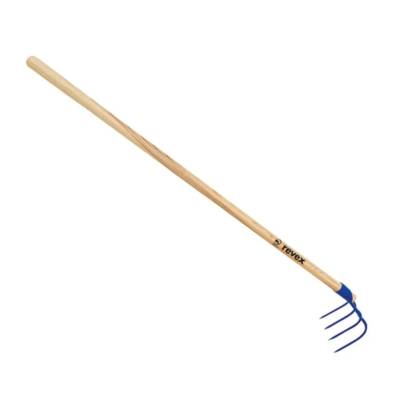 Griffe paysagiste 4 dents manche bois - Gedimat - REVEX