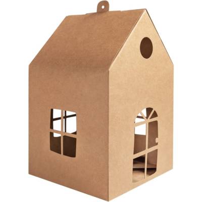 Kit 6 Maisonettes en Carton Kraft, 110 x 110 x 190 mm