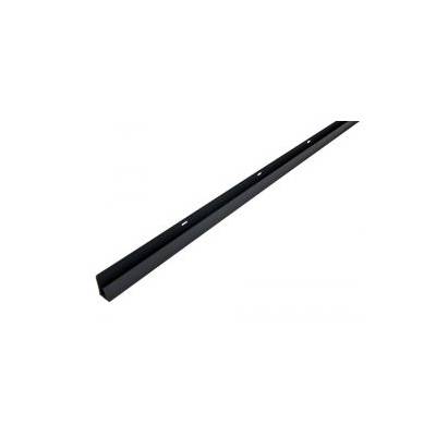 Profilé de finition 4 m NICOLL petit recouvrement - anthracite - PFPR4A