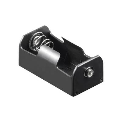 Support Pile 1x C (Baby) Noir Connecteur type 9V
