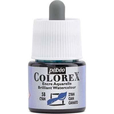 Flacon 45ml Encre COLOREX Aquarelle CYAN