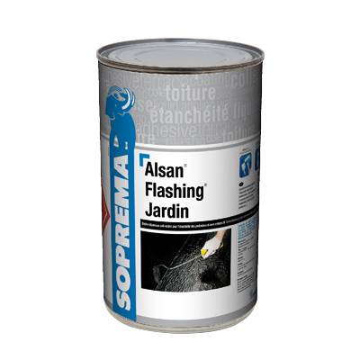 Résine d'étanchéité Alsan Flashing Jardin SOPREMA - bidon 15kg - 00033990 - Maxoutil
