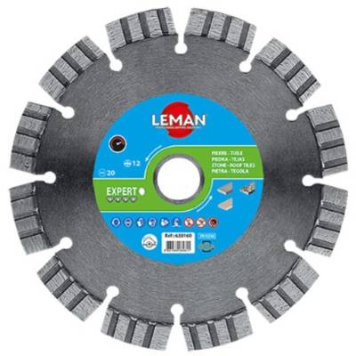 Disque diamant à segment turbo granit quartz - 160x20mm - Gedimat - LEMAN