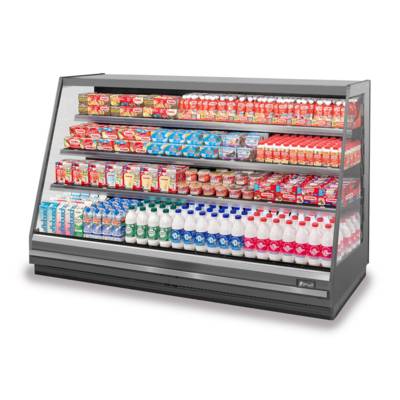 Vitrine Semi verticale ouverte à groupe déporté - Vesto