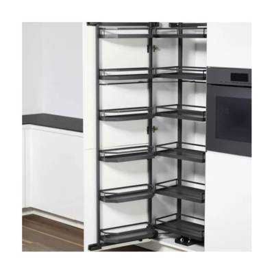 Aménagement de meuble colonne gris 214 x 60 cm - Gedimat - BCD
