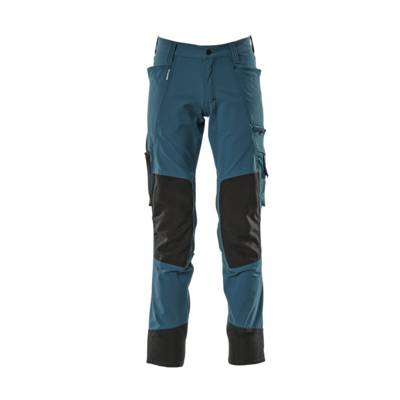Pantalon avec poches genouillères MASCOT Ultimate stretch - 17179-311-Bleu océan-76-52