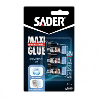 Colle de reparation MAXIGLUE universel gel - Gedimat - SADER