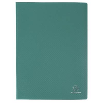 Protège-documents en polypropylène souple OPAK 160 vues - A4 Vert foncé - EXACOMPTA