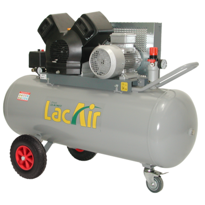 Compresseur mobile TwinAir 28/150T LACME 28 m³/h triphasé 150L 11 bar - 463400 - LACME SARL