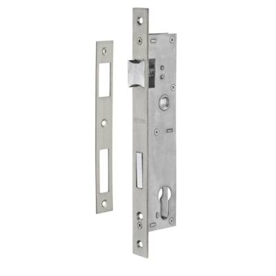 Boîtier serrure à encastrer axe 24 mm cylindre e92 reversible - Gedimat - THIRARD