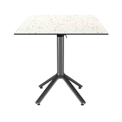 Table rabattable 70x70cm terrazzo cassata - terrasse - RestooTab
