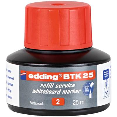 Recharge d'encre btk 25 rouge