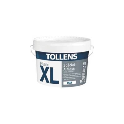 Peinture acrylique murs et plafonds XL mat AIRLESS - pot de 10l - Gedimat - TOLLENS