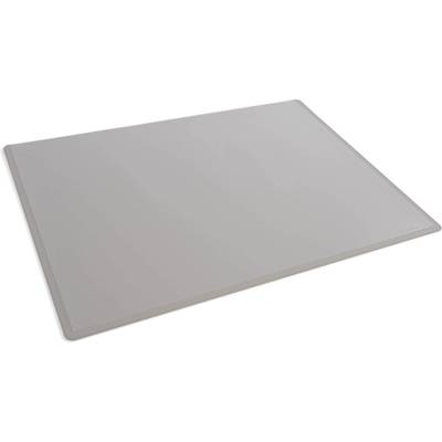 Sous-main antidérapant avec rabat transparent - 53 x 40 cm - PP - Gris - DURABLE