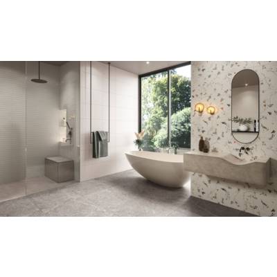 Carrelage mur intérieur SENSE décor - 30 x 90 cm - white - Gedimat - AZTECA CERAMICA