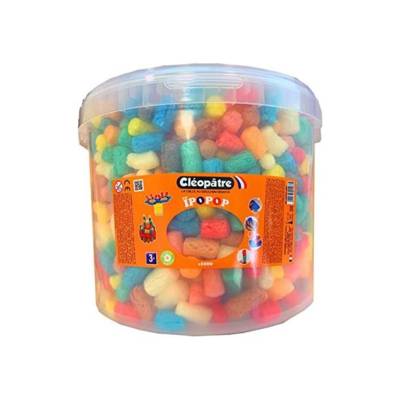 ÏPOPOP 1000 pièces Flocons de Mais 100% Naturel - CLÉOPÂTRE