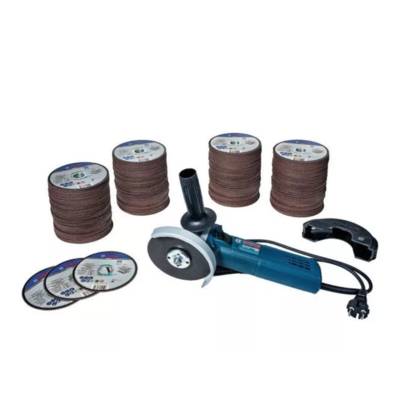 Meuleuse d'angle GWS 9-125 / 900 W + disque à tronçonner en acier inoxydable 125 x 1,0 x 22,2 mm (400 pièces) - BOSCH - 061599767T