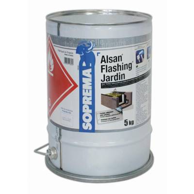 Résine d'étanchéité Alsan Flashing Jardin SOPREMA - bidon 5kg - 00033992 - Maxoutil