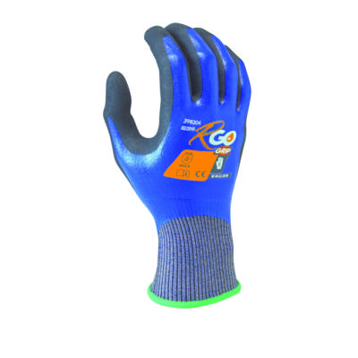 Gant support tricoté fibres HPPE anticoupure étanche - Taille 09 - Gedimat - GERIN