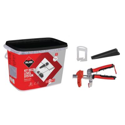 Kit cales DELTA LEVEL SYSTEM V4 - 2mm - Gedimat - RUBI