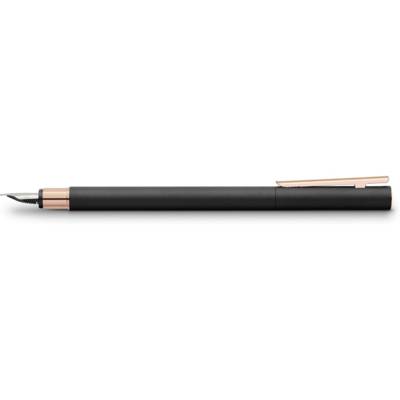 Stylo-plume NEO Slim métal Pointe Extra Fine Noir Or Rose