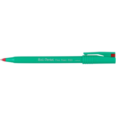 Roller Encre Ball R50 Recycology Pte Moyenne Rouge