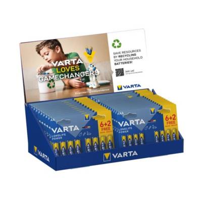 Mini display 23 pièces piles VARTA 10AA/13AAA - Gedimat