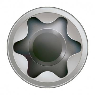 Vis terrasse SPAX 5x60mm Tête cyl. T-STAR plus T25 - Pointe CUT - inox A2 - 100 unités - 0537000500603 - Maxoutil