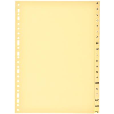 Jeu de 20 intercalaires "alphabétiques" en Carte Recyclée 175g