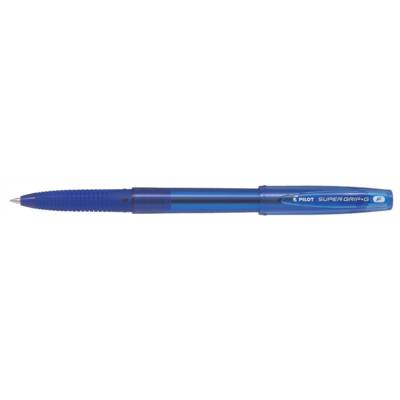Stylo Bille à Capuchon SUPER GRIP G Pointe Fine Bleu - PILOT