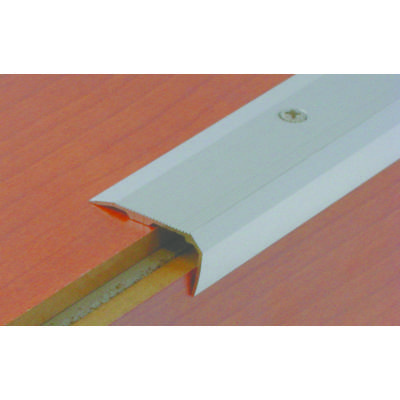 Nez de marche 6V à visser alu naturel 36x18mm - Gedimat - DINAC