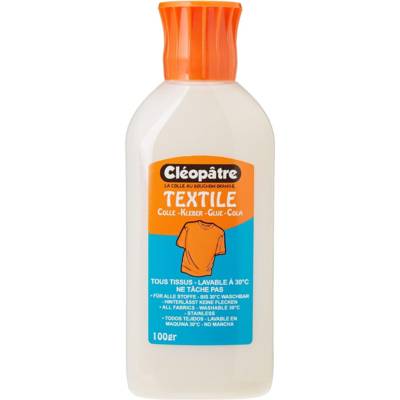 Colle Cléo'Tissus en flacon de 100g avec Embout précision