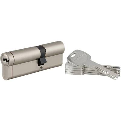Cylindre TRANSIT 1 40 x 60 mm nickelé 5 clés - Gedimat - THIRARD