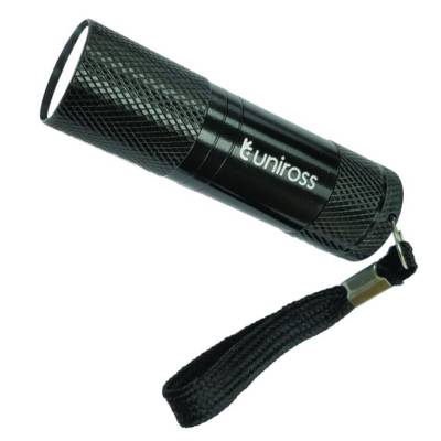 Lampe de Poche 9 LED ALUMINIUM (3xAAA)