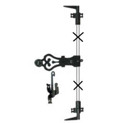 Sachet d'accessoires crochet droit TORBEL pour Tubrain - 07TRS16 - Maxoutil