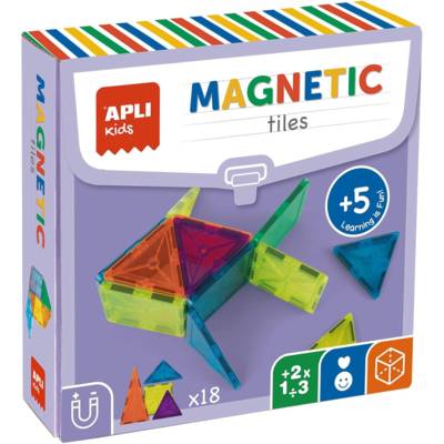 Tuiles magnétiques transparentes 18U