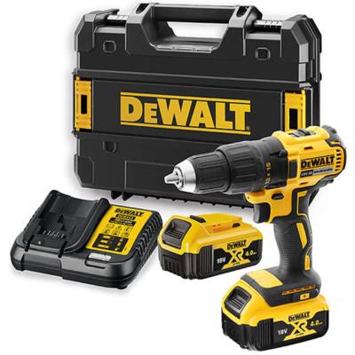 Perceuse visseuse compact 18V XR - DEWALT - avec 2 batteries 18V 4.0Ah - coffret - DCD777M2T - Maxoutil