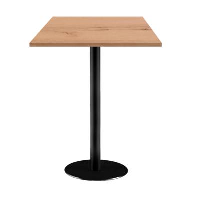 Mange-debout pied noir 60x60cm chene delano - intérieur - RestooTab