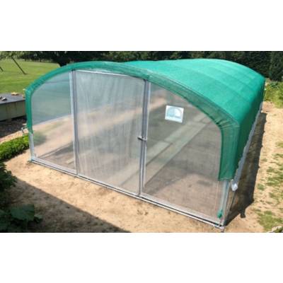 Ombrage pour serre de 4 m à 4,5 m de large - longueur 10,50 m - Serres Tonneau