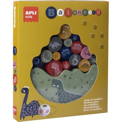 Puzzle Jeu d'équilibre Dinosaures 16 pièces en Bois
