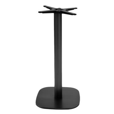 Pied de mange-debout noir Round - intérieur - RestooTab