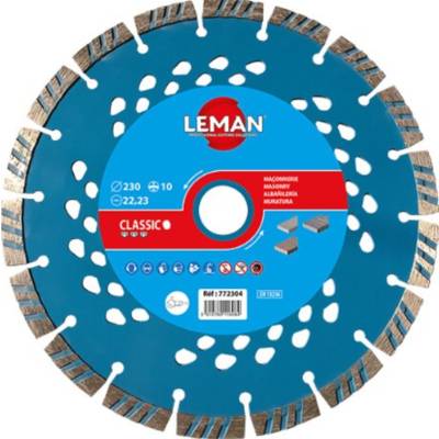 Disque diamant à segment maçonnerie - 125x22,23mm - Gedimat - LEMAN