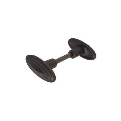 Bouton double ovale ROLLINGER Fonte époxy noir - C1902EN - Maxoutil