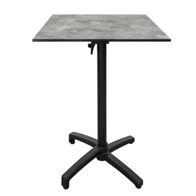 Table haute pliante 60x60cm cuma light - terrasse - RestooTab
